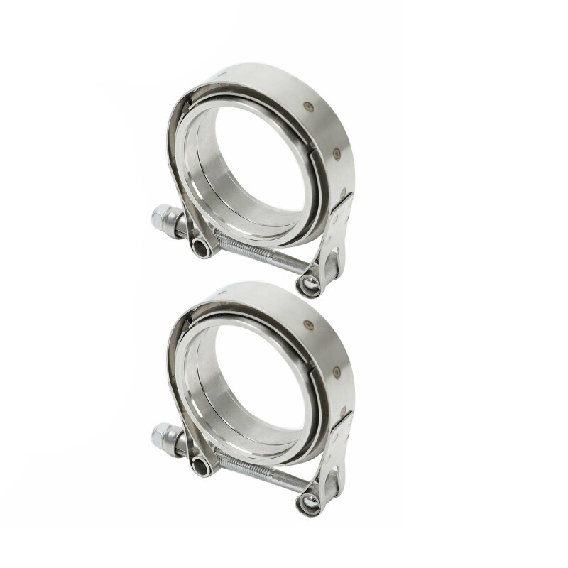 3inch V-Band Clamp &304 Stainless Steel flange kit Vband for Exhaust Downpipe X2
