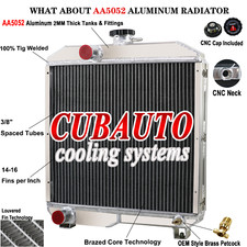 Tractor 2 Row Radiator For Ford New Holland 1510 1710 SBA310100291 SBA310100440