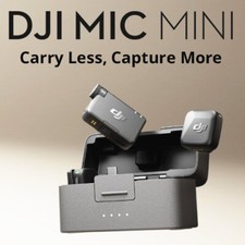DJI Mic Mini ALL-IN-ONE 1312ft Wireless Lavalier Microphone System Charging Case