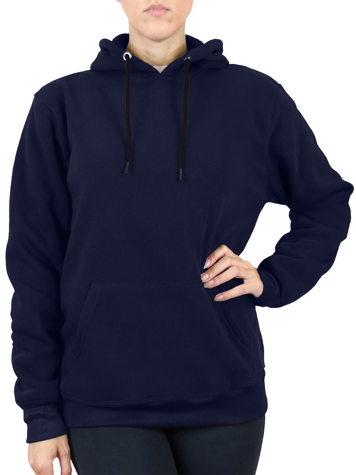 Men's Heavyweight Fleece-Lined Pullover Hoodie – Cotton Blend, Crew Neck, Sizes M-2XL, Free Shipping
