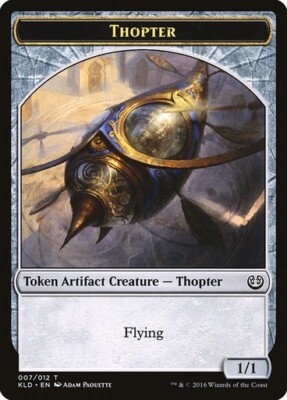 10 Token Cards - Thopter - Kaladesh - SAME ART - Magic MTG FTG