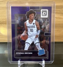 Kendall Brown 2022-23 Panini Donruss Optic PURPLE PRIZM #11/17 RATED ROOKIE