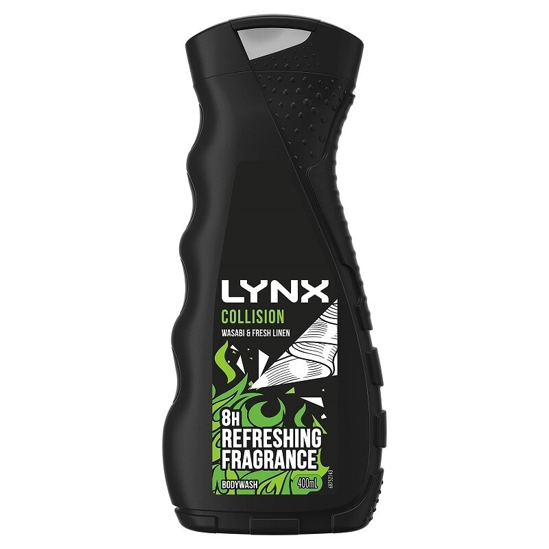 Lynx Collision Wasabi Fresh Linen Shower Gel in Body Wash