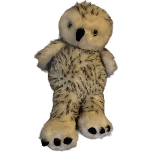 Build A Bear Snowy Owl 15" Plush Stuffed Animal 2010 Retired White Spotted Owl - Picture 1 of 11