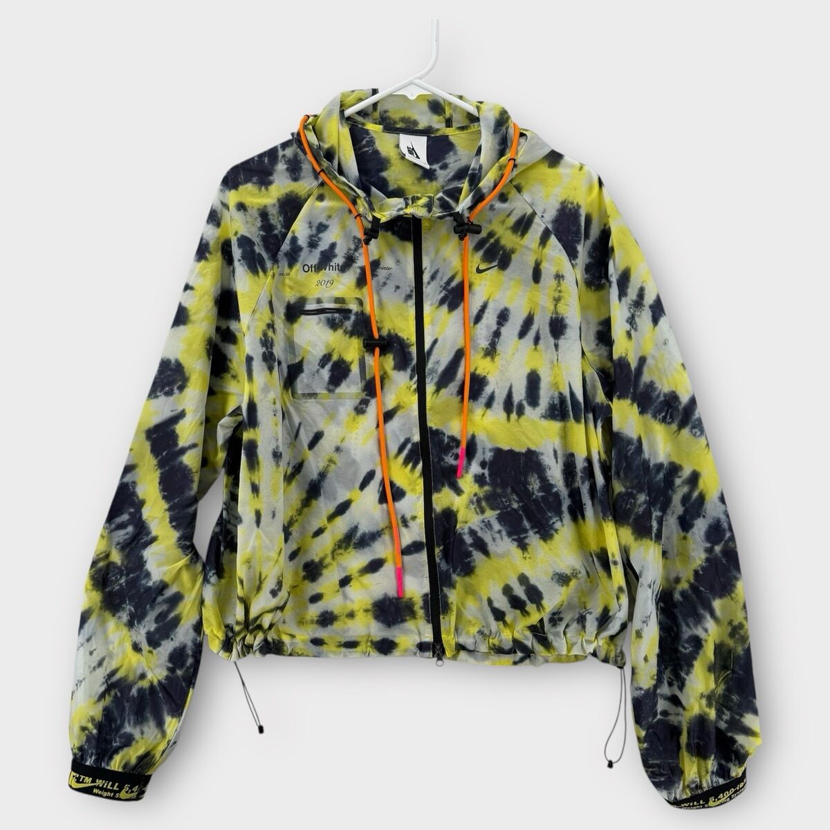 Nike Lab x Off-White Jacket Womens Large Nylon Windbreaker Nike Lab x Off-White Jacket Womens Large Nylon Windbreaker