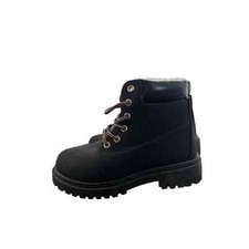 NWT Black kids lace up boots