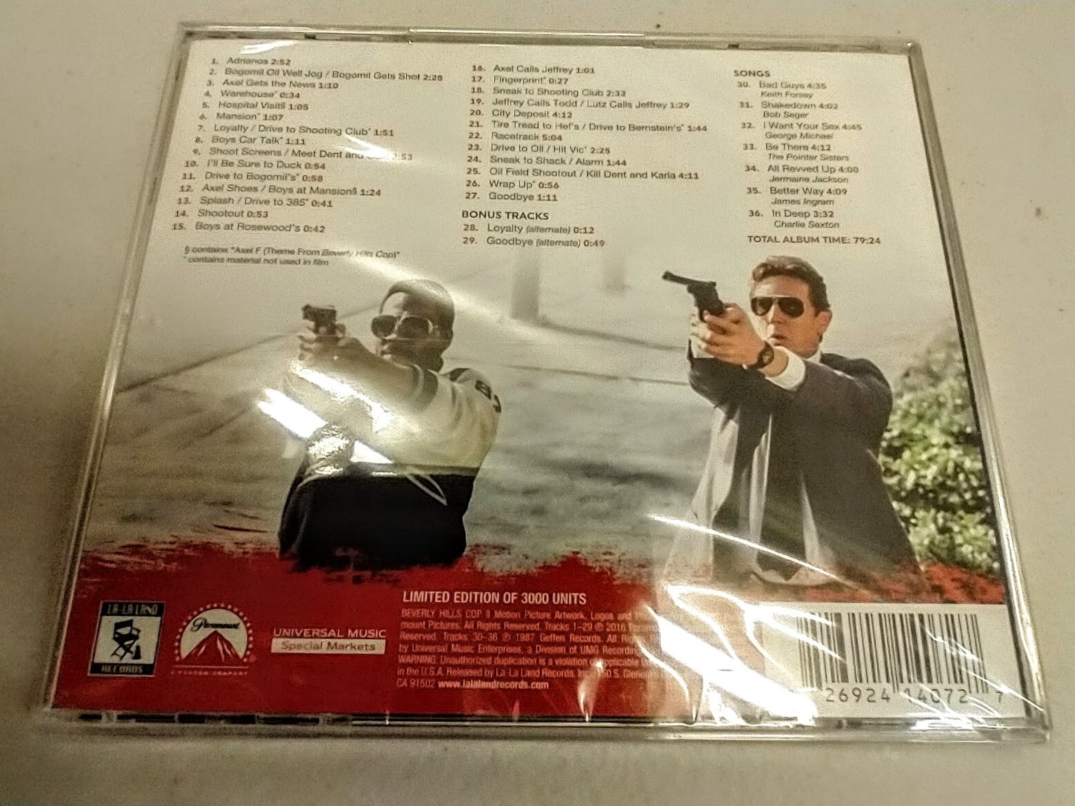 BEVERLY HILLS COP II SOUNDTRACK (CD) LALA LAND RECORDS SEALED eBay