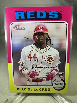 Elly De La Cruz 2024 Topps Heritage Rookie RC Card #473 Reds