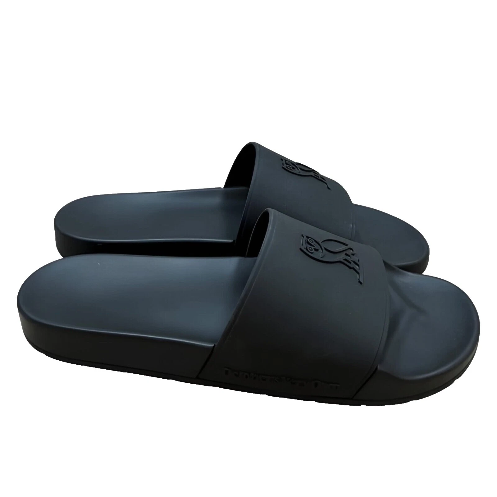Negro Sintético Zapatillas para De hombre