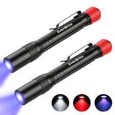 Everbrite 1PC/2PC 395nm UV Light Penlight Black Light Portable Light Flashlight