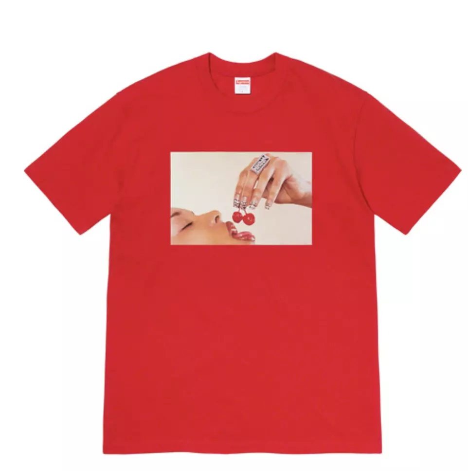 Supreme Cherries T-Shirt size Large Red Cherry BOX LOGO MARK