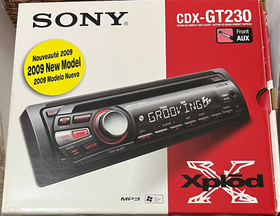 Sony Xplod CDX-GT230 Car FM/MW/LW & MP3 CD Compact Disc Player