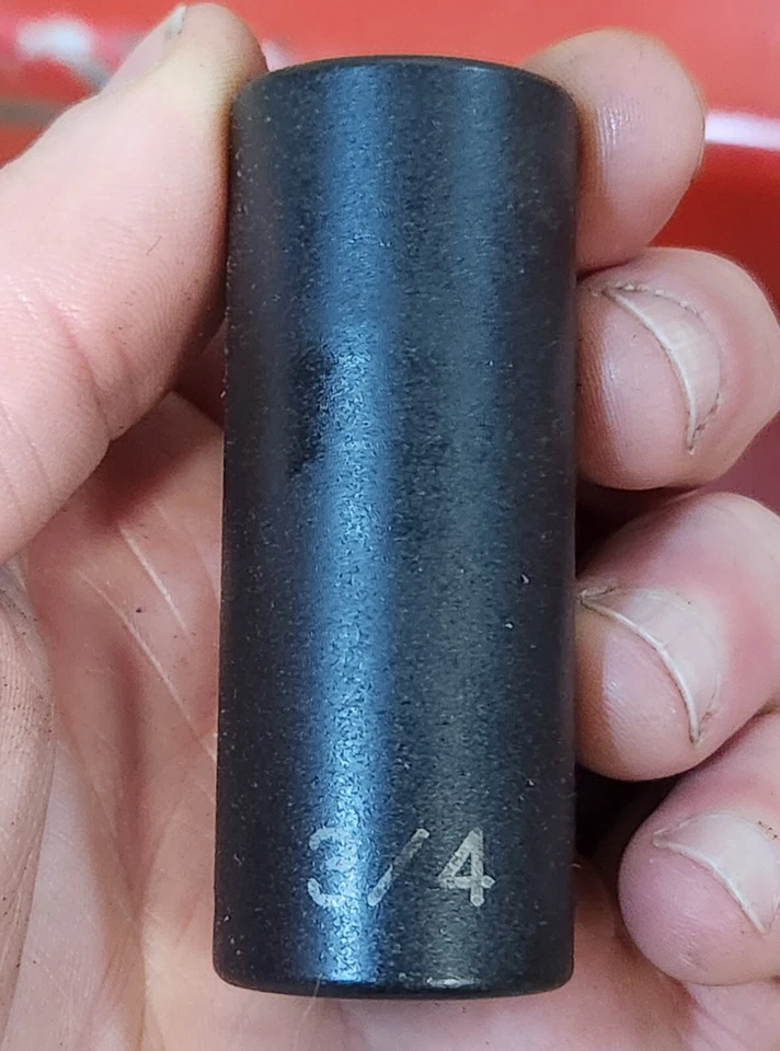 Grey Pneumatic SAE 3/8" Dr Impact Deep/Shallow Socket Set 6Pt 5/16", 3/8"-3/4" - Image 3 of 4