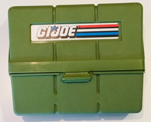 GI JOE Pocket Patrol Belt ClipFigure Carry Carrying Case Box Pawtucket 1983 - Afbeelding 1 van 4