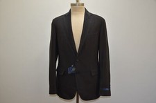 Polo Ralph Lauren 100 Cotton Solid Dark Gray Blazer Jacket Sportcoat