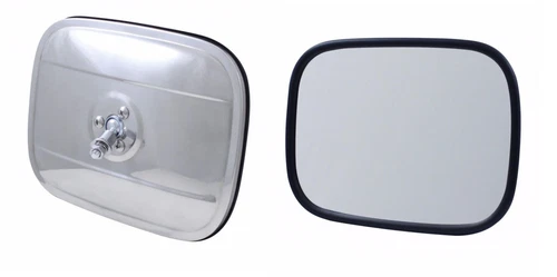 Pair 1940-72 Chevy / GMC Door Mirrors - Stainless Steel Square Design for Pickup