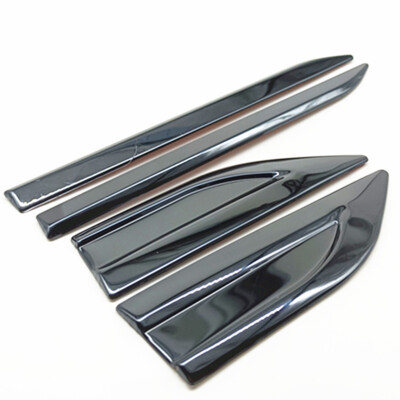 Fenders Door Side Stainless Steel Dagger Emblem Trims Rustproof Car Accessories