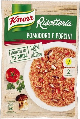 Knorr Risotto Tomaten Und Steinpilze Reis 175g 100% Italienisch Fertiggerichte
