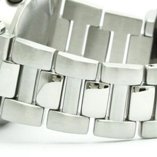 CARTIER Pasha 38 Chronograph 18K Gold Steel Watch W31011H3 Polished BF590345 3