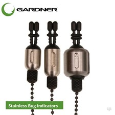 Gardner Tackle Stainless Bug Bite Indicator Bobbins - Carp Pike Coarse Fishing