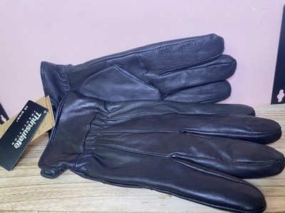 Jacob Ash Men s Genuine Leather Insulated Winter Gloves   Size Medium   NWT