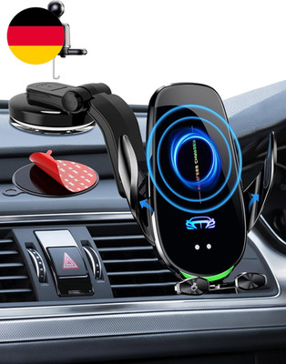 Kabellose Kfz-Ladegerät-Halterung, 15 W, Qi-Schnellladung, Auto-Halterung, Lüftu