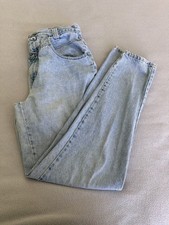 Vtg Sasson Jeans Womens 12 Acid Wash High Waist Mom Denim Tapered 80s USA Made