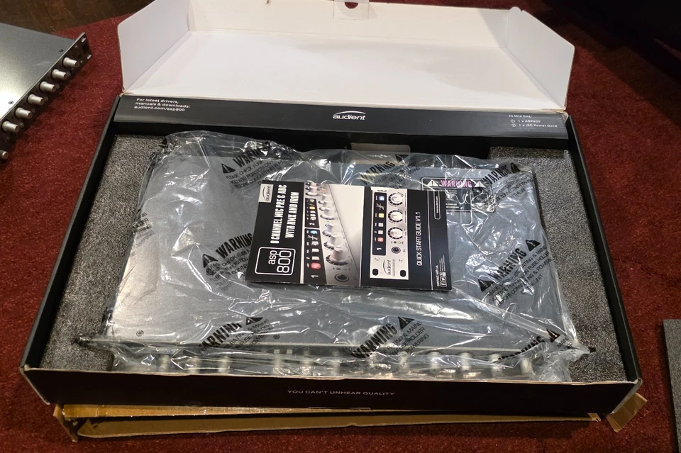 Audient ASP800 8 Channel Microphone Preamplifier and ADC With HMX & Iron - Image 2 of 4