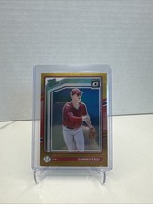 2024 Panini Donruss Optic Rated Prospects Gold Prizm #107 Tommy Troy /10 (RC)