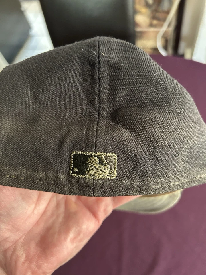 Винтажная черная редкая бейсболка Seattle Mariners начала 2000-х New Era 5950 7 1/4 на резинке - Изображение 3 из 4