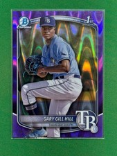 2025 Bowman 1st Bowman Chrome Purple Raywave #BCP-55 Gary Gill Hill /250