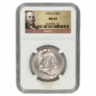 1963D Franklin Half Dollar 50C NGC MS 64