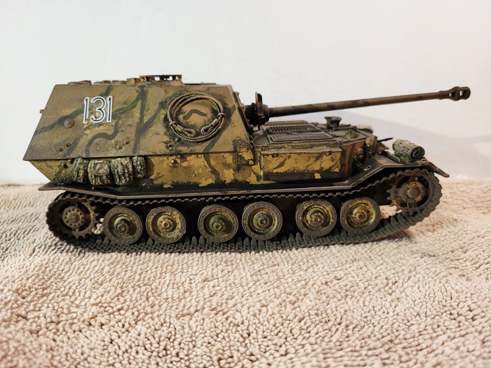 Maquette 1/35 Jagdpanzer Elefant WW2 | Montée Et Peinte - Occasion Allemagne