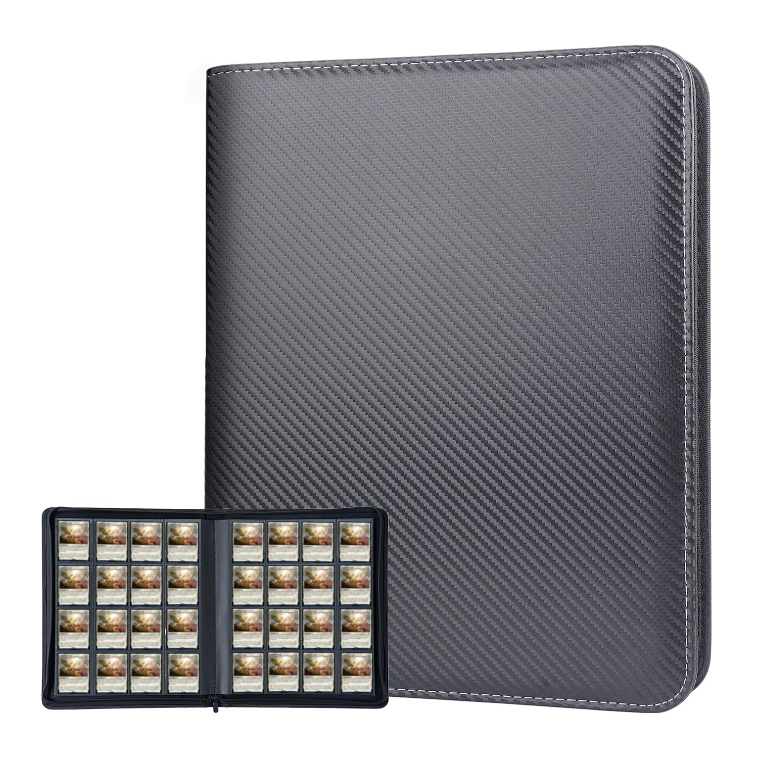 Premium 1000+ Pockets Card Binder, Trading Card Binder, Card Collection Binde...