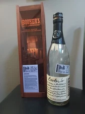 Bookers Bourbon Empty & Unrinsed Bottle, Box & Card 2024-01