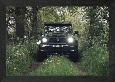 Mercedes g Wagen Brabus Gerahmtes Wandbild Poster Leinwanddruck Bild