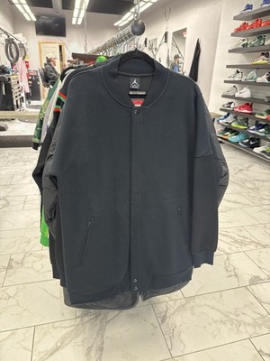 Nike Air Jordan Varsity Jacket Black Size XL 706735-011 Very Rare