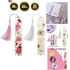 Bookmarks for Women, 2PCS Book Marks for Reading Women, Durable Handmade Drie...