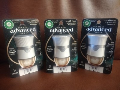 3X Air Wick Advanced Plug-In Scented Oil Warmers w/ Fragrance Boost Button