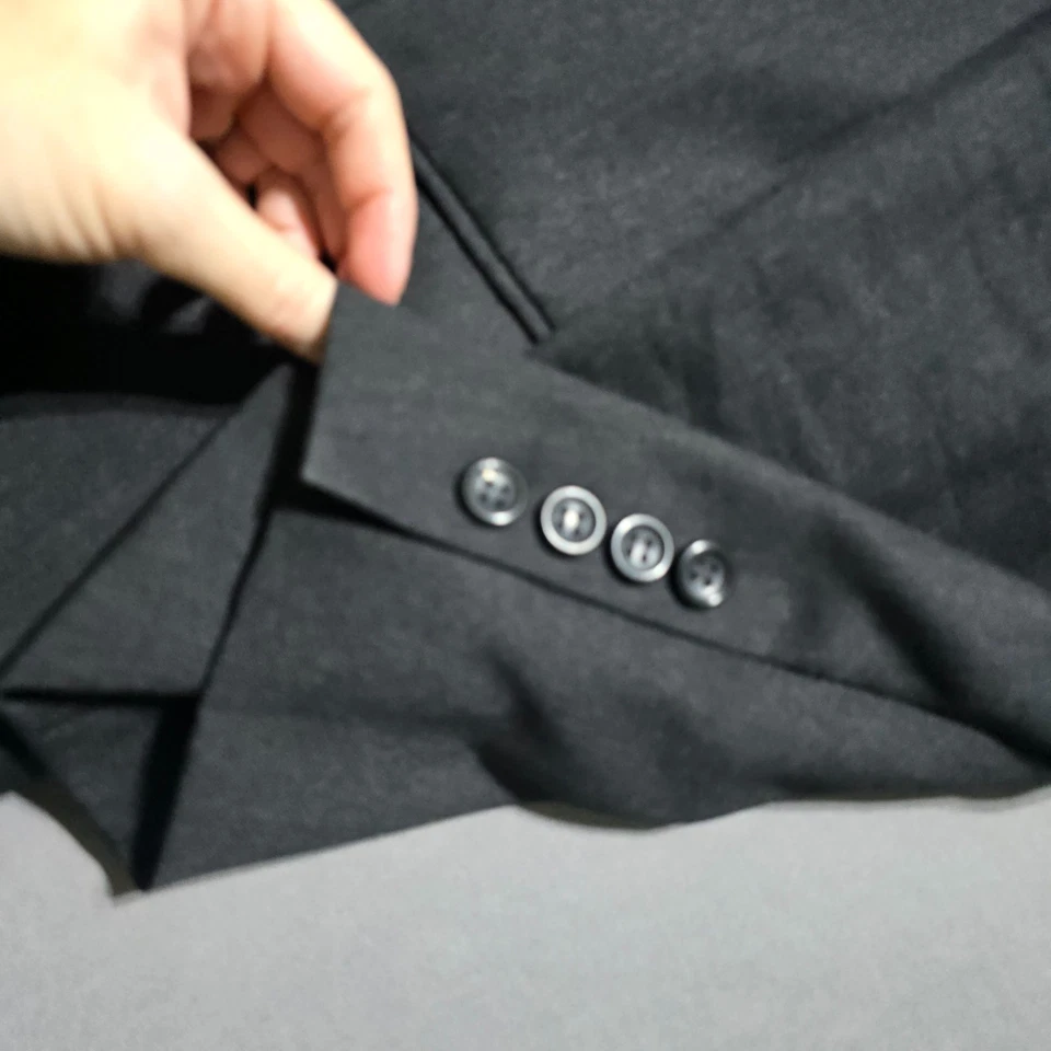 Mens Pronto Uomo Blazer 56L Sport Coat Suit Jacket Wool Two Button gray - Image 2 of 4