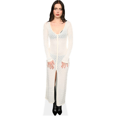 Lizzy McAlpine (White Dress) Mini Size Cutout