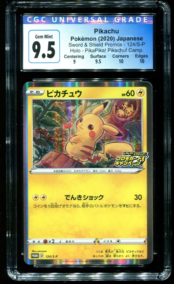 Collectible Individual Grade 9.5 Pikachu Pokémon TCG Card Games in