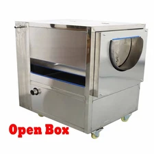 Open Box!Auto Electric Multi-Function Rolling Peeling Machine for Root Vegetable