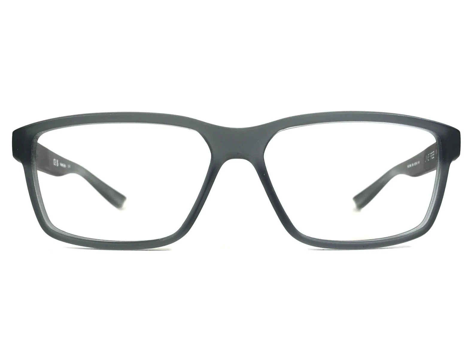 Nike Eyeglasses Frames 7092 068 Matte Gray Rectangle Full Rim 55-14-140