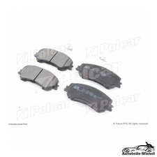 Bremsbelagsatz Akebono-System Vorne für Renault Koleos II Nissan ab 14->