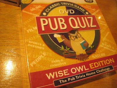 Pub Quiz Classic Trivia DVD Spiel - Wise Owl Edition 2008 VERSIEGELT Cheatwell Spiele