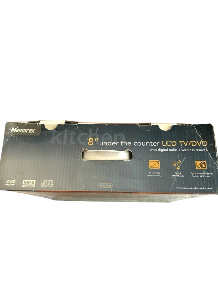 Memorex MVUC821 / 8 " Kitchen Under Counter LCD TV/DVD - Image 3 of 4