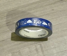 New TCMC Blue Galaxy Emoti washi tape roll 10 mm The Coffee Monsterz Co.