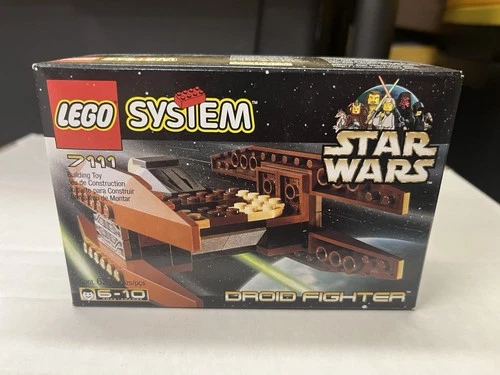 LEGO System Star Wars Droid Fighter 7111 1999 Sealed Retired