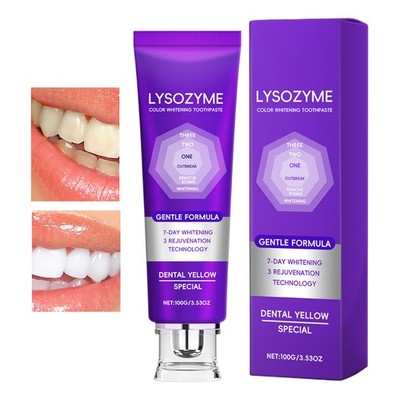 V34 Color Corrector Serum Purple Teeth Whitening Zahnfleckenentfernung 100g